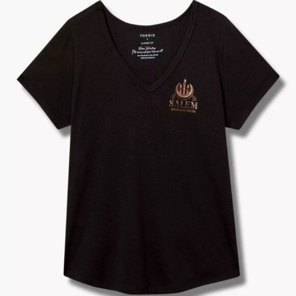 ♥️NWT TORRID TEE - SALEM MASSACHUSETTS APOTHECARY HALLOWEEN WITCH PLUS